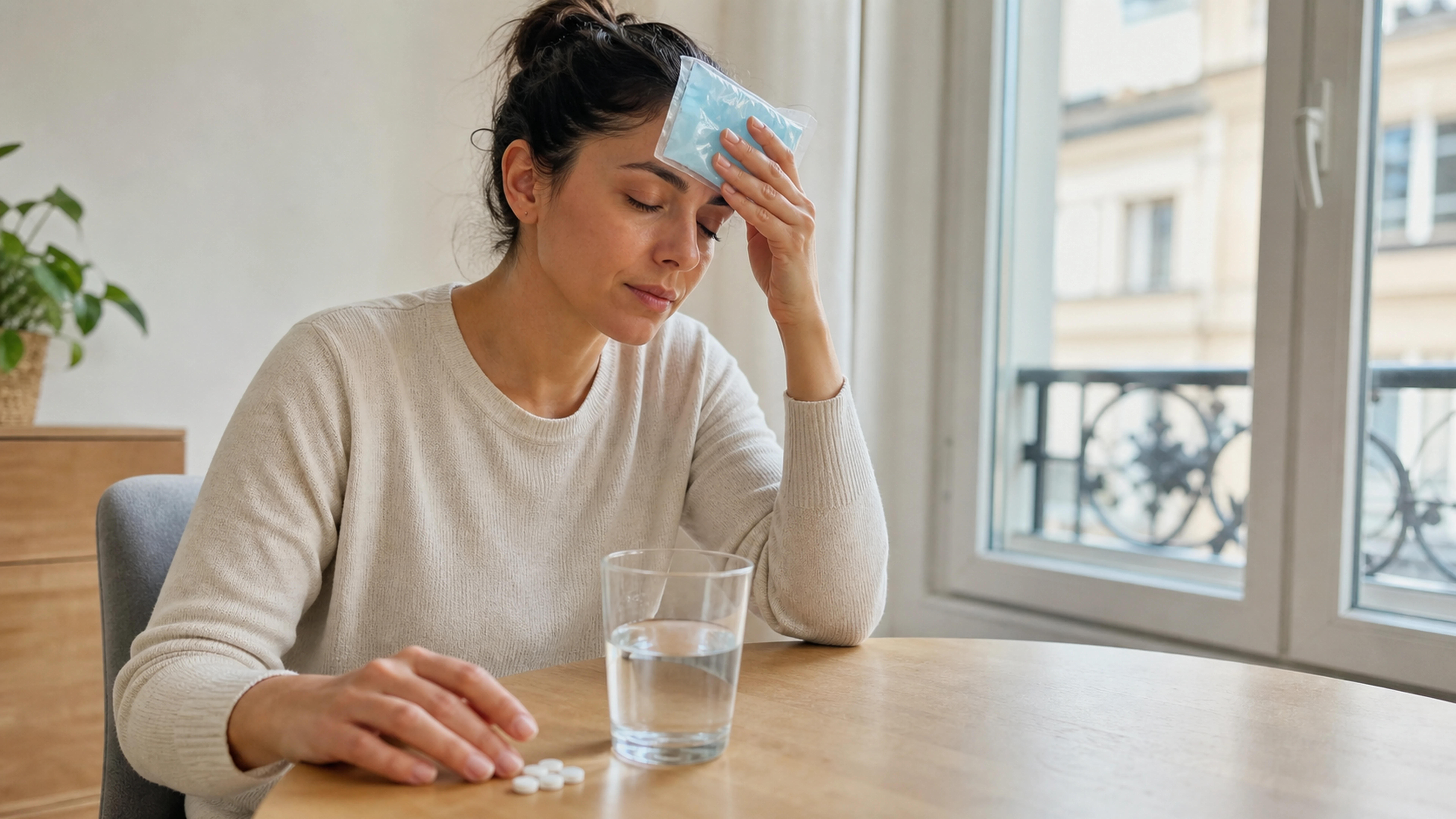Illustration éditoriale pour l’article « Tout savoir sur le traitement anti migraine efficace »