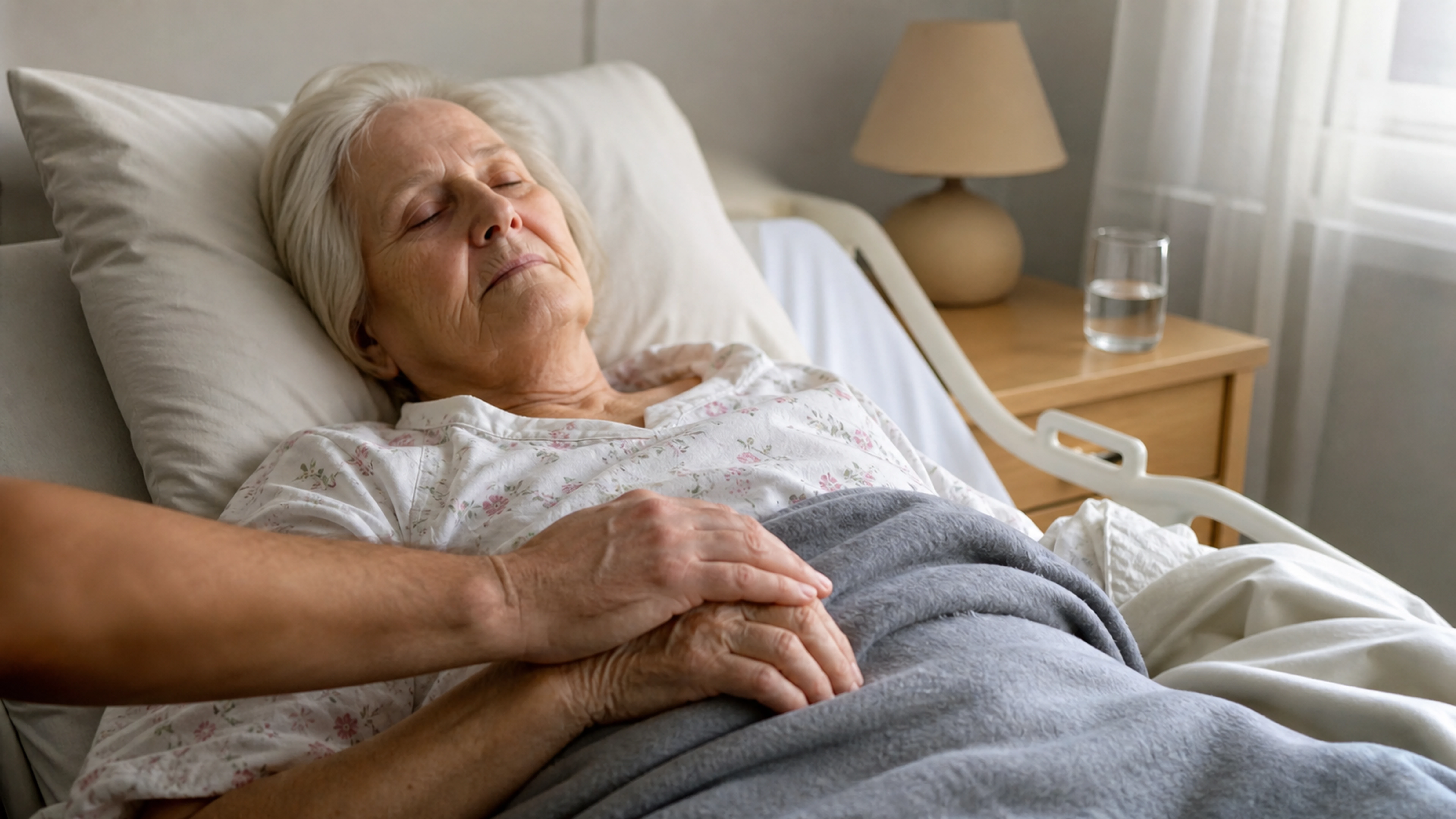 Illustration éditoriale pour l’article « Mort liée à Alzheimer : étapes, espérance de vie et signes »